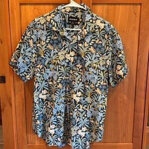 Bonobos athletic fit short sleeve shirt tropical L